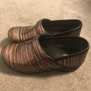 Metallic Dansko Clogs